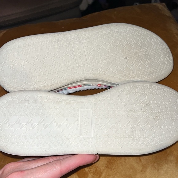 LifeStride Soft System-slip on sneakers. White with colored accents. CUTE! - Picture 3 of 4